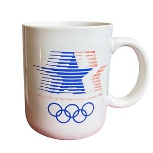 VTG‎ 1984 Los Angeles Olympics Foster Farms Coffee Mug Papel LA84 Ceramic